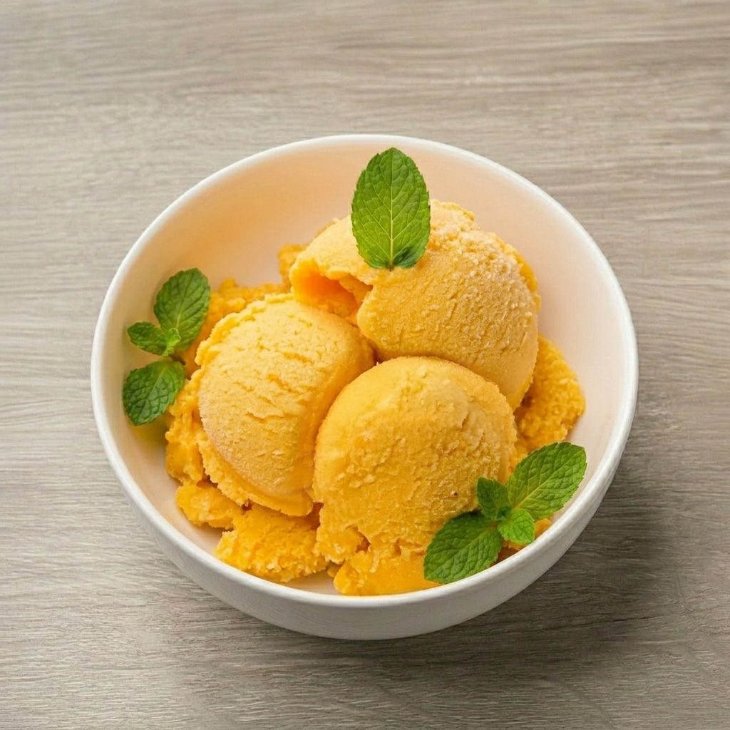 Mango Ice Cream.