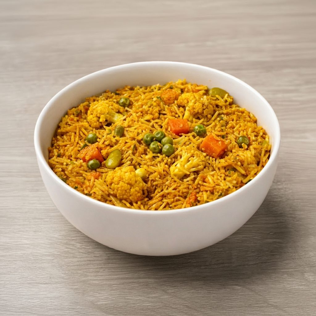 Vegetable Biryani.